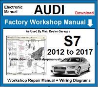 Audi S7 Service Repair Workshop Manual