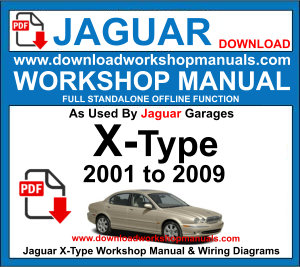 JAGUAR X-Type workshop service repair manual