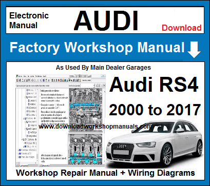 Audi RS4 Service Repair Workshop Manual