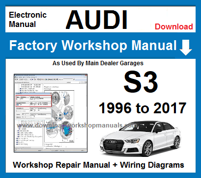 Audi S3 Service Repair Workshop Manual