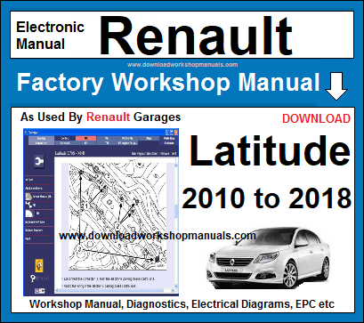 Renault Latitude Workshop Service Repair Manual