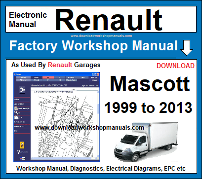 renault mascott workshop service repair manual