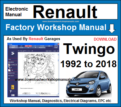renault twingo service repair workshop manual