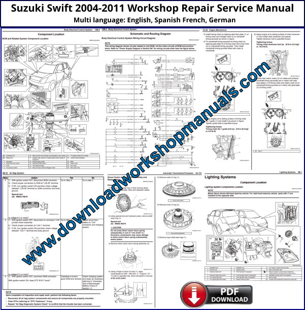 Suzuki Swift Workshop Repair Manual Download