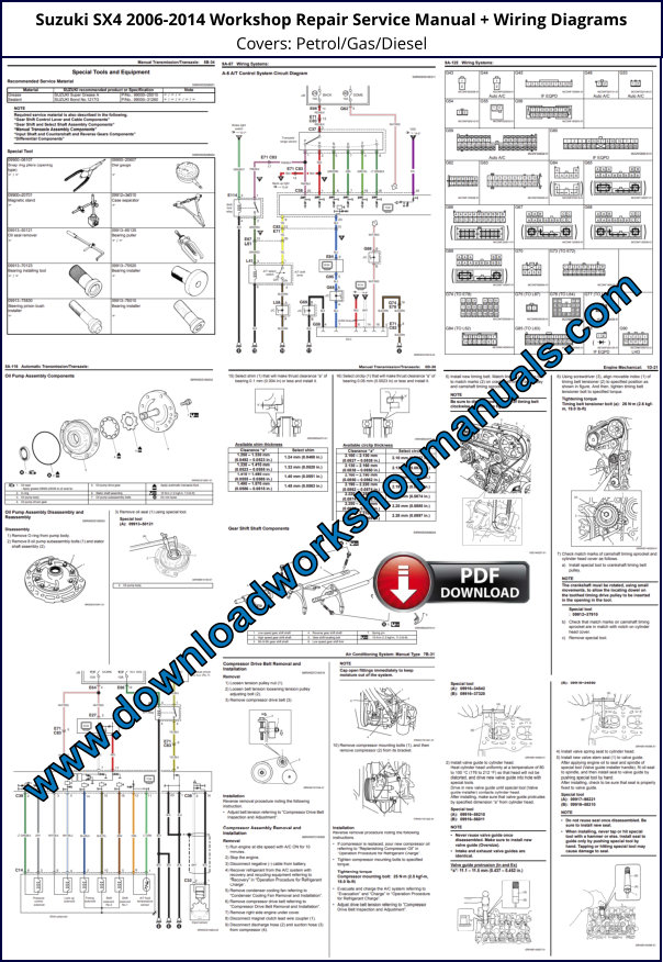 Suzuki SX4 Workshop Repair Manual Download