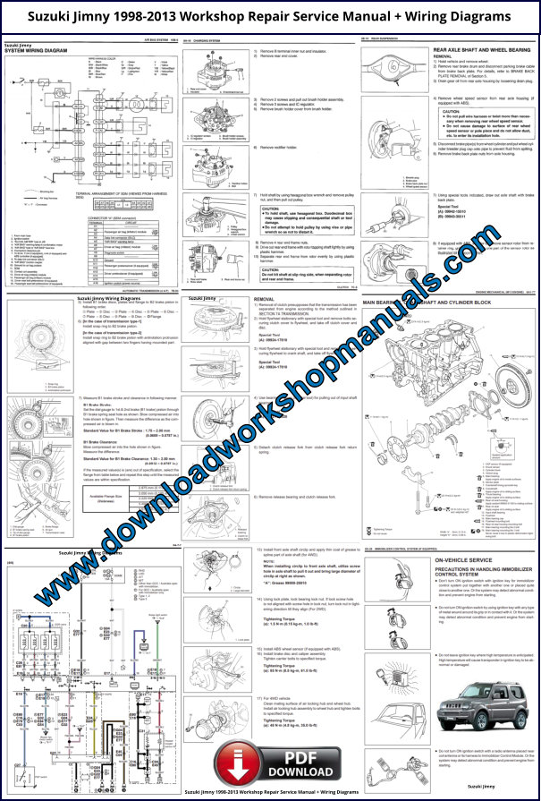 Suzuki Jimny Workshop Repair Manual Download