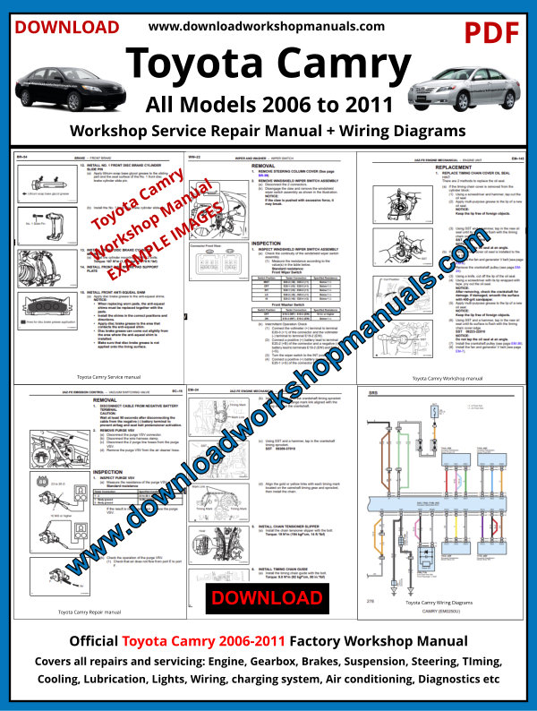 Toyota Camry Workshop Service Repair Manual
