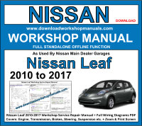 NISSAN WORKSHOP REPAIR MANUALS