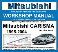 Mitsubishi Carisma Service Repair Manual Download