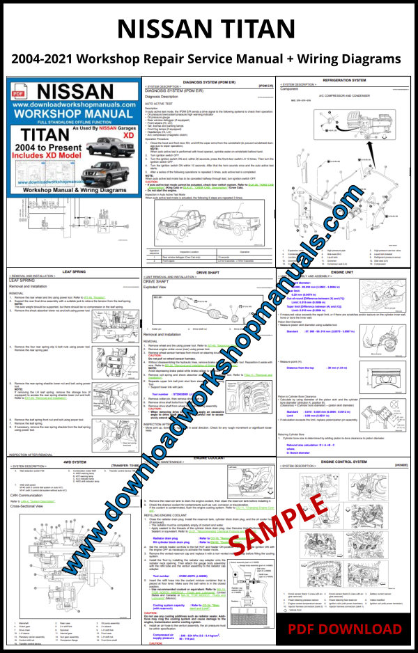 Nissan Titan Workshop Repair Manual PDF