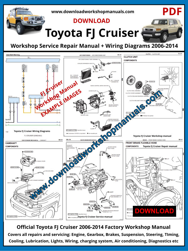 Toyota FJ Cruiser Workshop Service Repair Manual