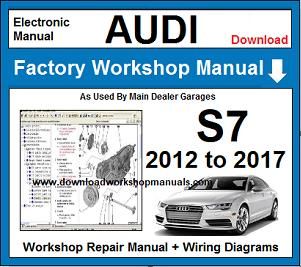 Audi S7 Workshop Repair Manual Download