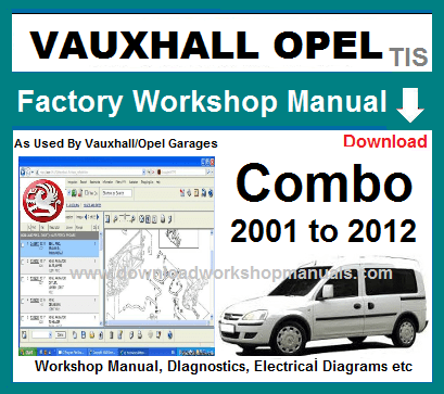 Vauxhall Combo Service Repair Manual, Vauxhall Combo Wiring Diagram