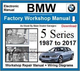 BMW 5 series E60 520d 523i 525i 2004 2005 2006 2007 2008 Service Repair Manual