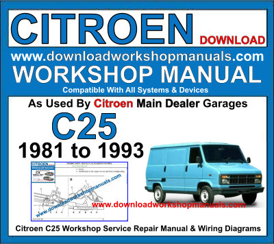 Citroen C25 Workshop Repair Manual