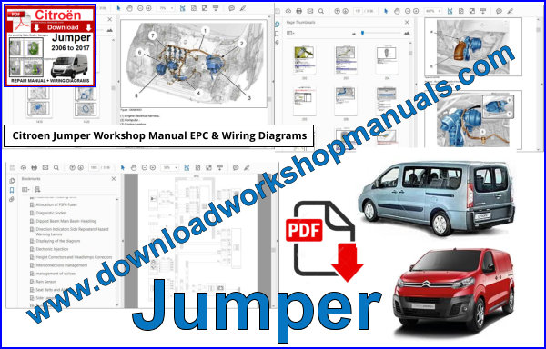 Citroen Jumper Workshop Manual Wiring Diagrams and EPC PDF
