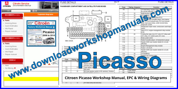 Citroen Xsara Picasso Workshop Manual