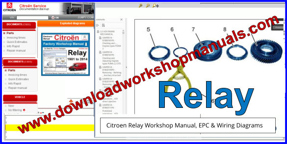Citroen Relay Workshop Manual EPC and Wiring Diagrams