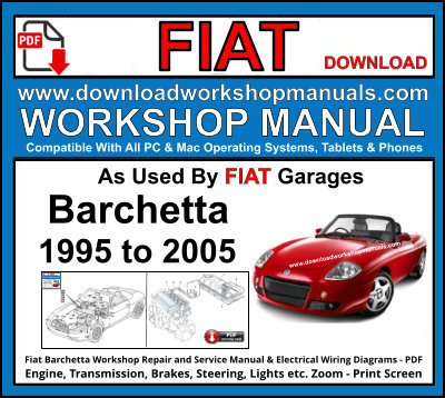 Fiat Barchetta PDF Workshop Repair and Service Manual
