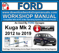 Ford Kuga MK2 PDF Workshop Service Repair Manual