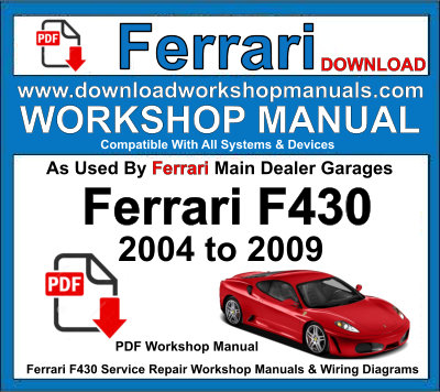 Ferrari F430 workshop repair manual