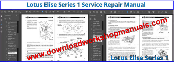 Lotus Elise Series 1 Service Repair Manual