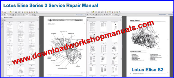 Lotus Elise Series 2 Service Repair Manual
