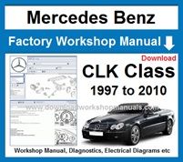 Mercedes CLK Class Service Repair Workshop Manual Download