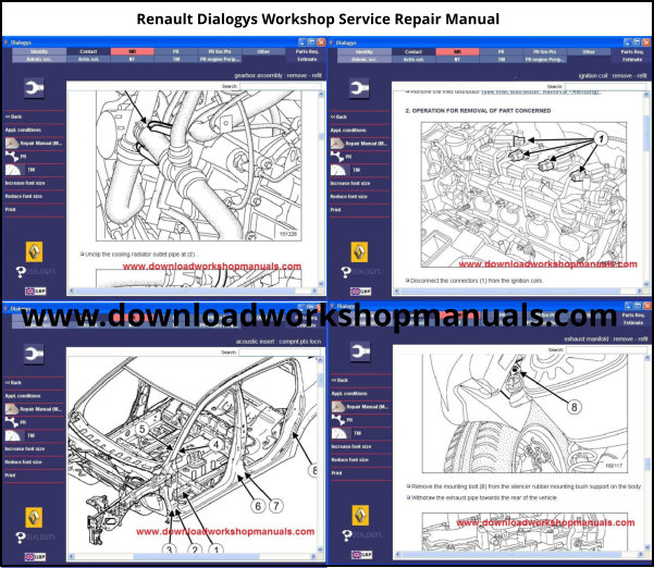 Renault Dialogys Service Repair Workshop Manual