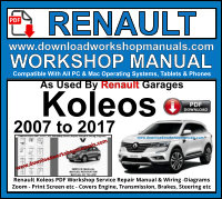 Renault Koleos Workshop Repair Manual