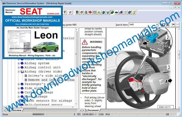 Seat Leon Workshop Manual