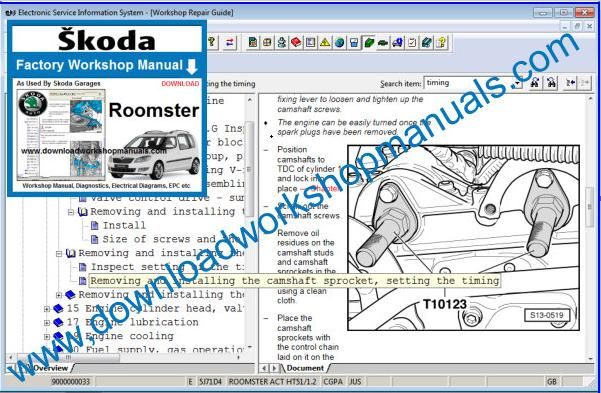 Skoda Roomster Service Manual