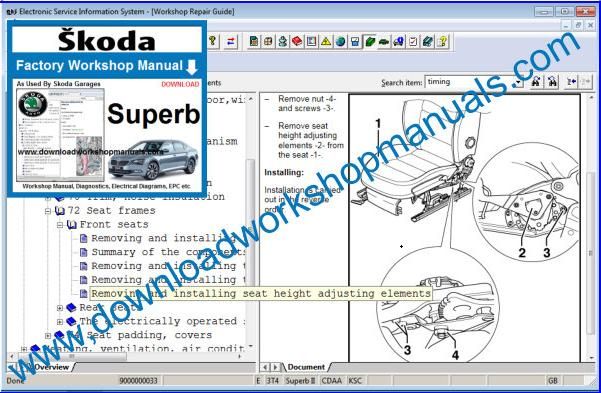 Skoda Superb Workshop Manual