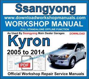 Ssangyong Service History Book