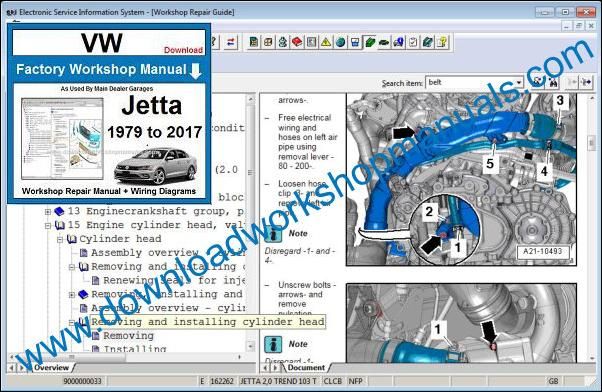 VW Volkswagen Jetta Repair Manual