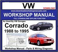 Vw Corrado workshop repair manual