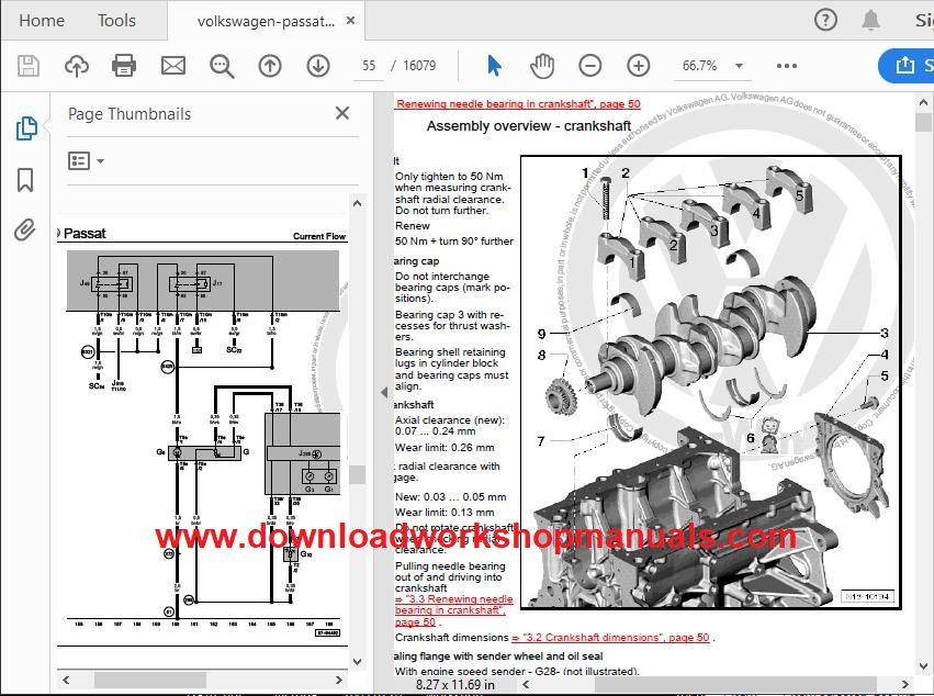 vw passat workshop service repair manual pdf download