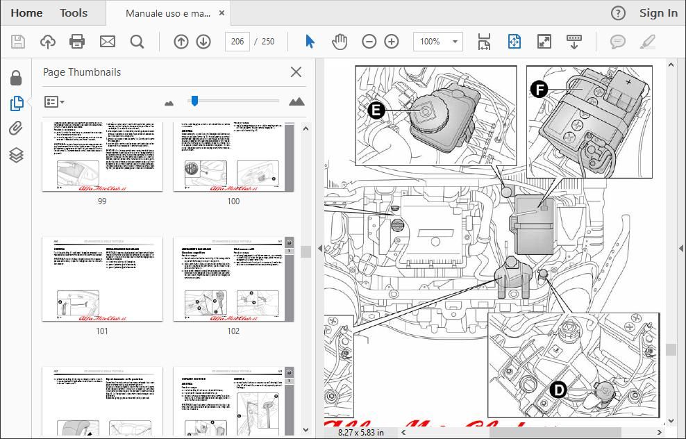 Alfa Romeo Mito Service Manual