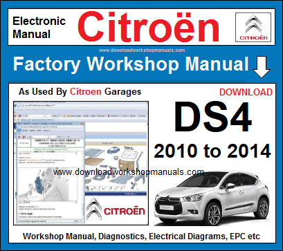 Citroen DS4 Workshop Repair Manual Download