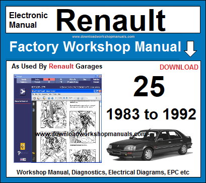 Renault 25 service repair workshop manual