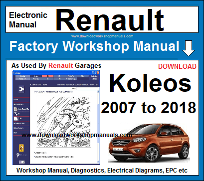 Renault Koleos Workshop Service Repair Manual