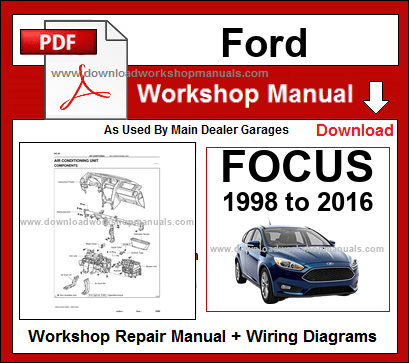 Ford Focus Workshop Service Repair Manual Download