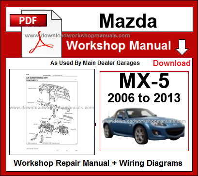 Mazda MX5 Workshop Service Repair Manual pdf