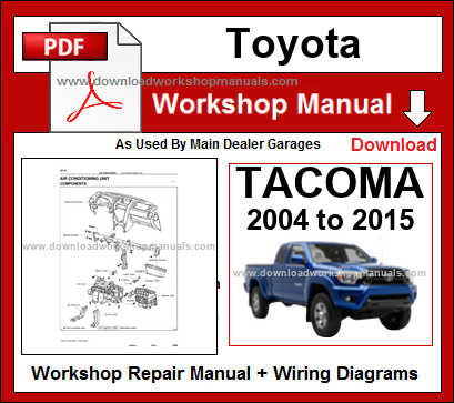 Toyota Tacoma Workshop Service Repair Manual