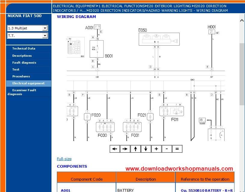 Fiat 500 Wiring Diagrams