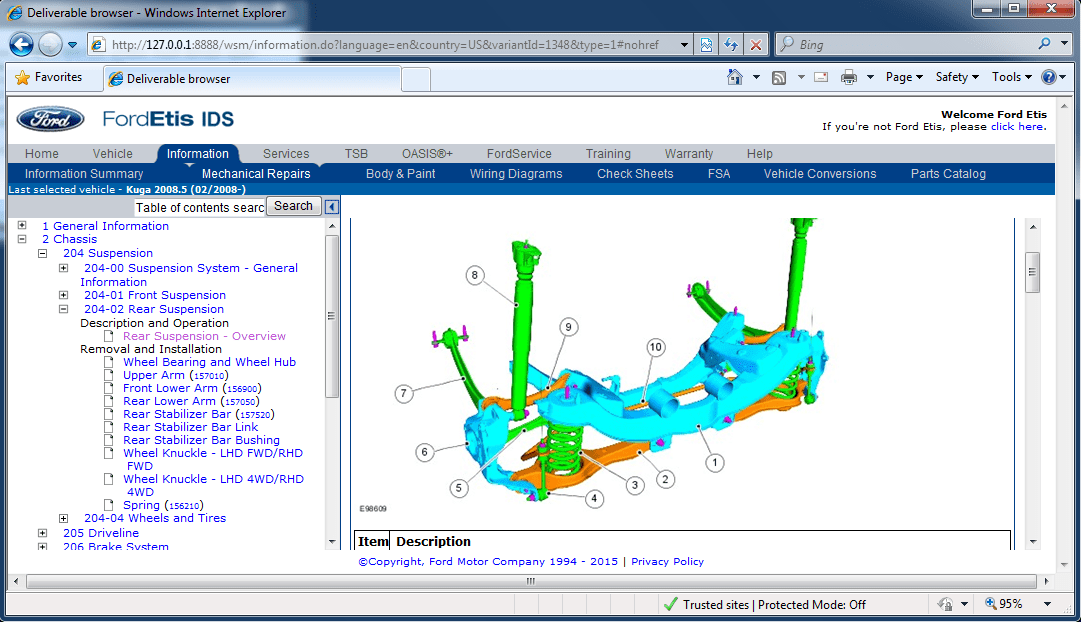 ford mondeo workshop manual