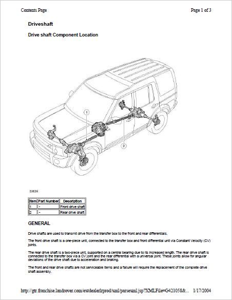 Land Rover Discovery 3 2006 to 2009 Workshop Service and Repair Manual DOWNLOAD 