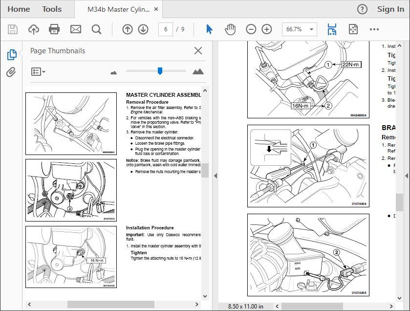 Daewoo Matiz pdf Workshop Repair Manual Download