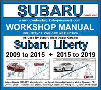 Subaru Liberty Workshop Repair Manual Download